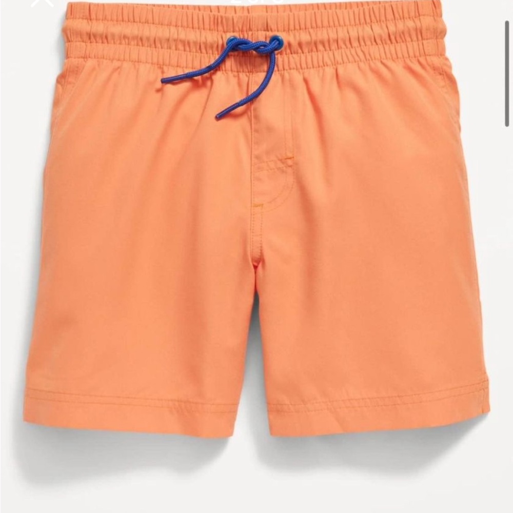 Orange Swim Trunks
